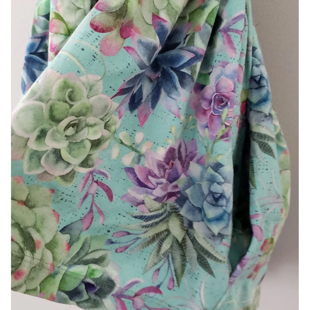Handmade Little Girl Summer Dress SIZE 3T  Hi-Lo Floral Open Back Pockets READ